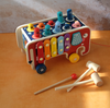 xylophone whack-a-mole elephant cart - Imagen 4