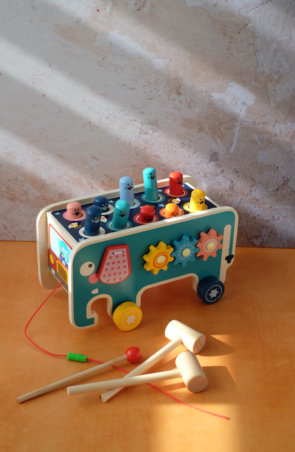 xylophone whack-a-mole elephant cart