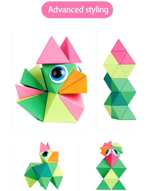 magnetic geometric art blocks - Imagen 6