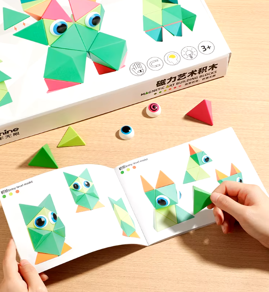 magnetic geometric art blocks - Imagen 7
