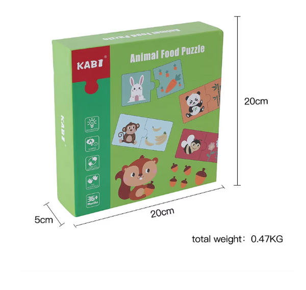 animal parent or food puzzle - Imagen 2