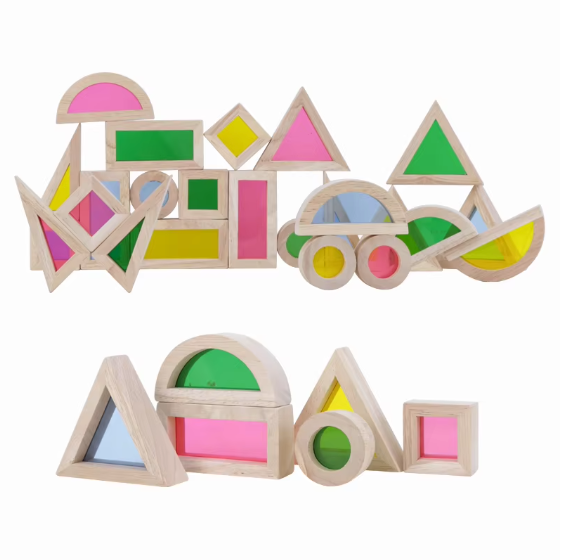 rainbow building blocks - Imagen 2