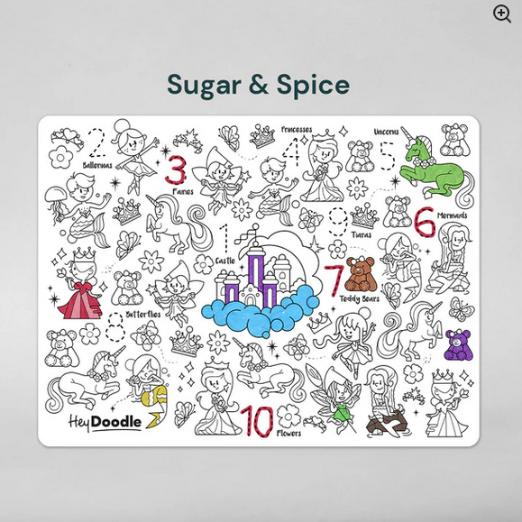 classic doodle mat: sugar & spice - Imagen 5
