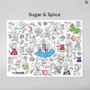 classic doodle mat: sugar & spice - Imagen 5