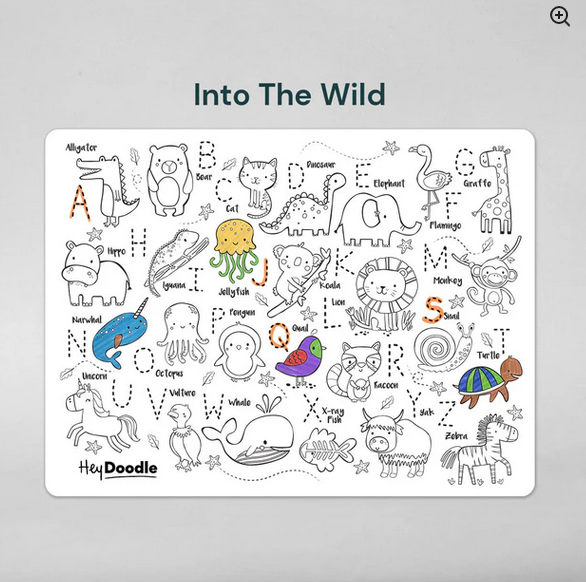 classic doodle mat: into the wild - Imagen 4