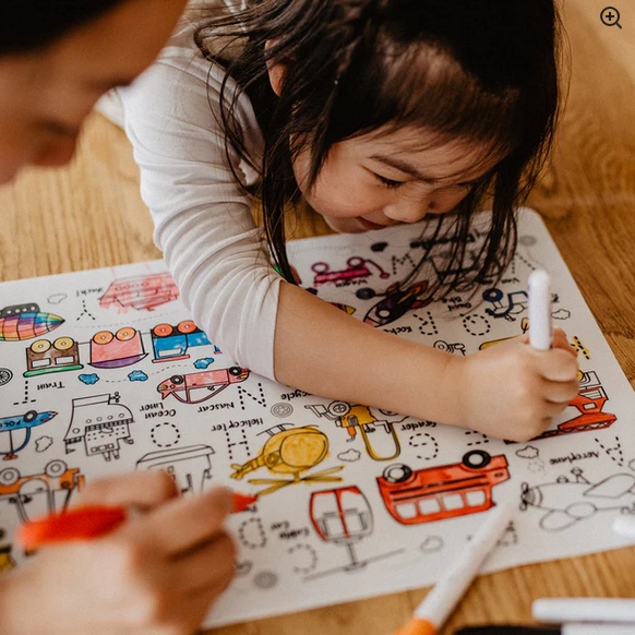 classic doodle mat: toot toot honk - Imagen 4